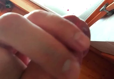 Massaging My Cockhead Until I Cum