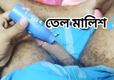 Desi Lungi Boy - Hard Dick Oil Massage and Hardcore Solo Flex