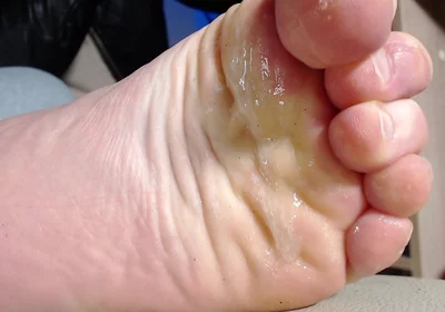 Domination - Sperm on Leg