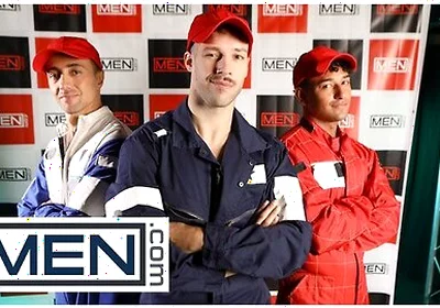 Kenzo Alvarez, Liam Alyesto And Arno Antino Race To A Steamy Anal Threesome After The Podium