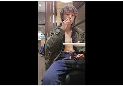 College Student 18+ Masturbating At Mcdonalds And Cum A Lot