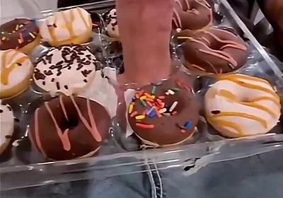 Big Cock Serves Donuts with Extra Frosting