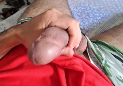 Jerking off Homemade and Cumming a Lot at the End!