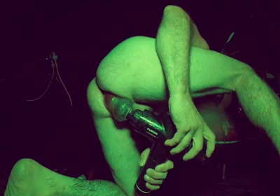 Deep Massage - Deep Anal Massage Gun Makes Me Leak Precum