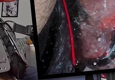 March 2026 Live Cam Show Recording - Ricky Cage Gets Machine-jacked for an Hour!