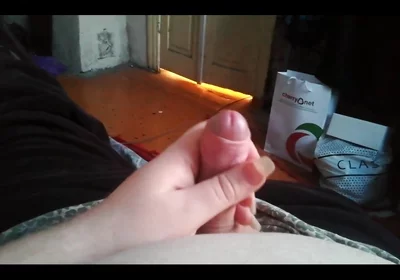 Masturbating
