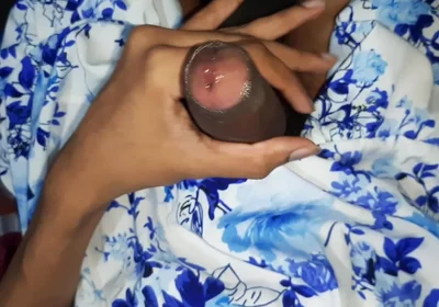 Cute Boy Masturbating Wearing Frock