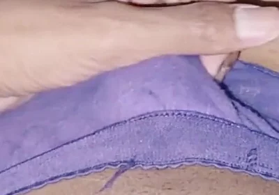 Slim and Skinny Sissy Femboy Masturbating in Sister's Pantie