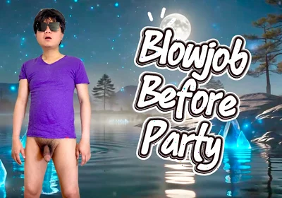 Blowing a Straight Friend Before Partying in the Club