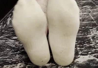 Coach Karl's Feet in His White Socks [8893]