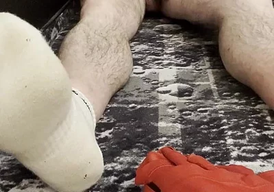 Coach Karl Feet White Socks and Bare Balls [5834]