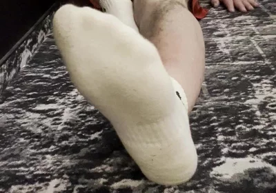 Coach Karl's Feet in His White Socks [8893]