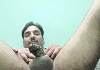 Indian Desi Man Enjoy Shower and Sex