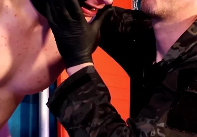 The Slave Suffers in Predicament Bondage and Chastity
