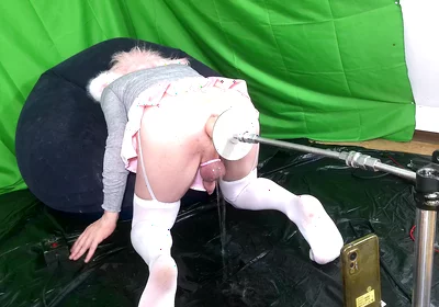 Rubber Fist During Anal Enema