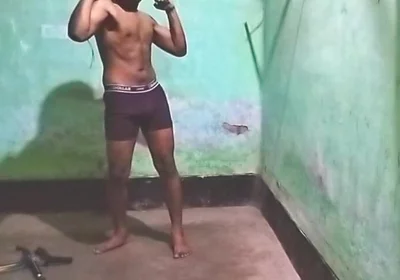 Gym Muscular Gay Friend After Exercise Big Dick Gay Porn