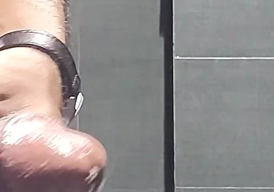 Horny Office Worker Sneaks Into Washroom to Masturbate After a Long Day