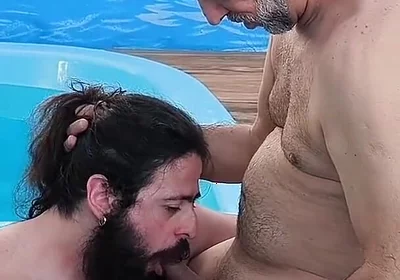 I Caught It in the Act My Stepfather Making Out with His Friend in the Pool