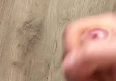 Morning Handjob and Cum on the Table