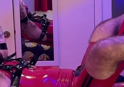 Warming up with Dildos for Fisting