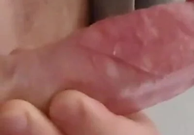 Milking My Cock with a Ring on My Balls