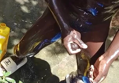 Real Outdoor Shower Dick Massage