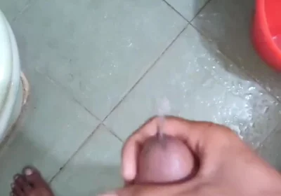 Bengali Boy's Solo Masturbation in the Bathroom
