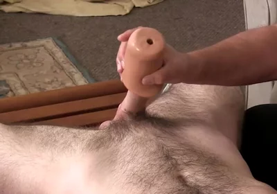 Jerked off with a Pocket Pussy