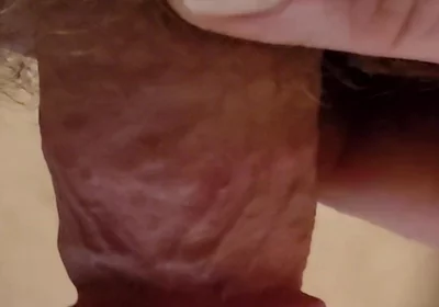 Watch a Small Hairy Cock up Close