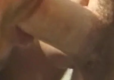 Deep Rimming Tgirl Ass on Balcony Throbbing Cock Sucked Sloppy