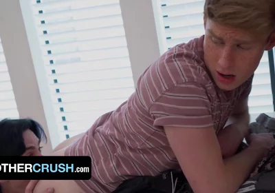 Naughty Stepbro Convinces His Little Stepbrother To Fall On His Knees And Swallow It Whole - Jack Hunter And Eric Charming