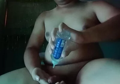 Stocky Bear Masturbating