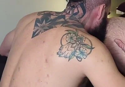 Bearded Master Uses Sub, Hairy Slut with a Bubble Butt in a Thong