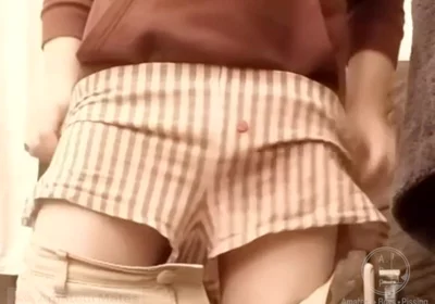 Amateur Guy Pees in a Condom but Piss Spills Everywhere When He Takes It off