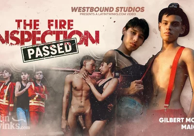 Gilbert Moon Can't Afford to Close His Club, so He Pays Firefighter Maicol with a Blowjob and His Ass
