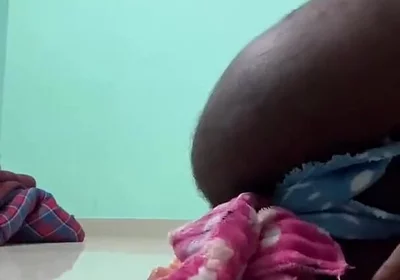Inserting Soft Towel Hanky Inside My Boy Pussy