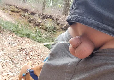 Small Cock in Car to Piss Outside Plus My Ass and Balls
