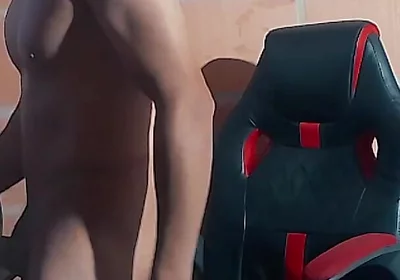 Masked Jerking off