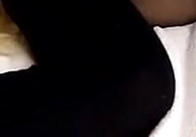 Fucking My Stepsister in Black Stockings! Cumming Inside Her with a Condom!
