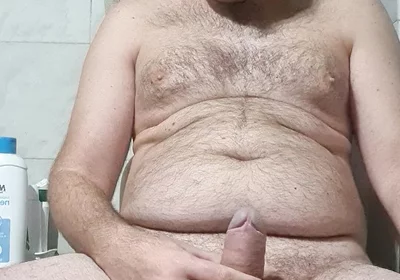 Naked in Bathroom