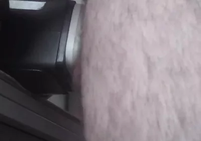 Handsome Mature Chubby with Big Fat, Uses Masturbation Machine in Close-up