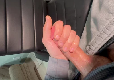 Powerful Cumshot After Edging and Moaning