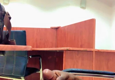 Black Cock Lonely Office Masturbate