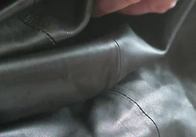 Edging in a Leather Skirt