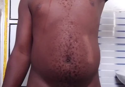 Masturbating in Bathroom