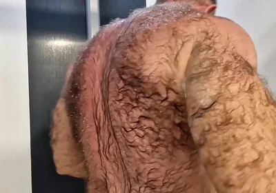 Hairy Jack Taking a Shower