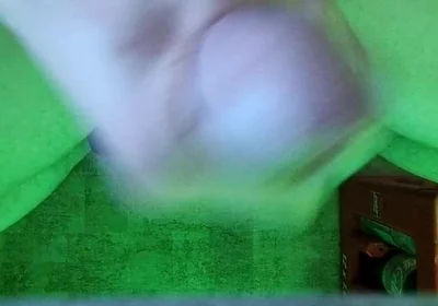 Cumming Under the Desk