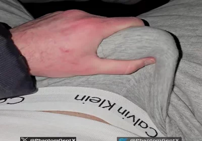 German Stepdaddy After Gym Workout Horny in Grey Ck Jerks to Massive Cumshot - Phantomgentx