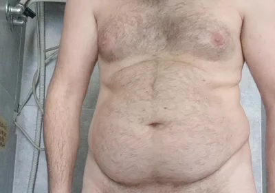 All Naked in Pubblic Bathroom