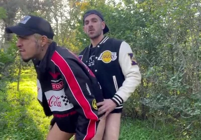 Latino boys fucking in the forest